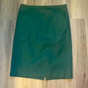 J Crew skirt. Pretty shade of green. Size 8